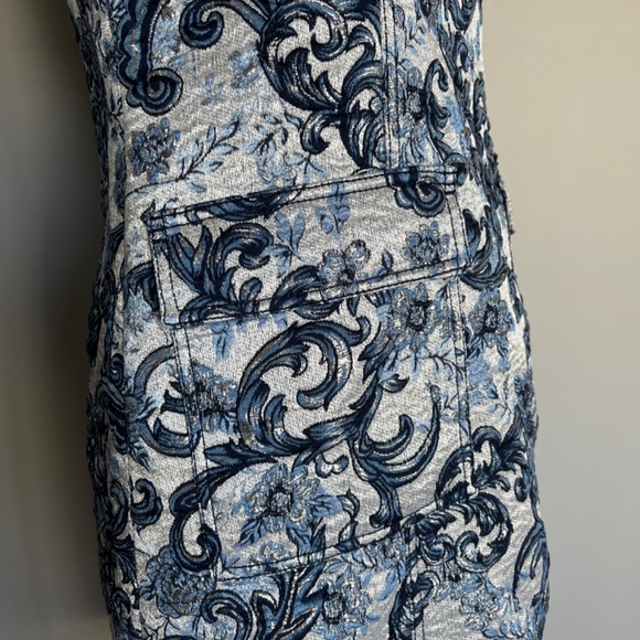 Elie Tahari Tweed Sleeveless Cocktail Metallic Brocade Jacquard Jaelyn Dress - Picture 7 of 16